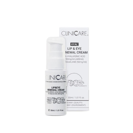 CLINICCARE Lip & Eye Renewal Cream 30ml